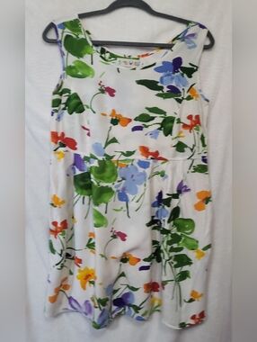 JAM'S WORLD Vintage Floral Aloha Dress with Pockets From HAWAII Size S